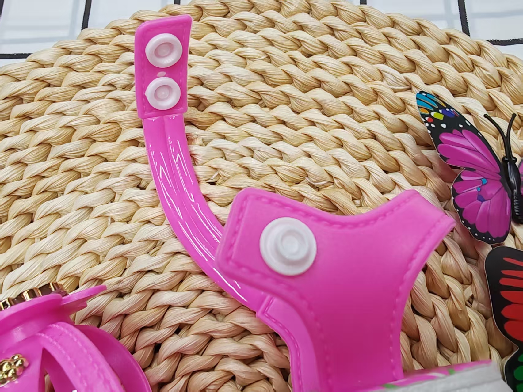 Children's sandals 2025 Summer new style soft-soled stylish floral sandals Specification drawing