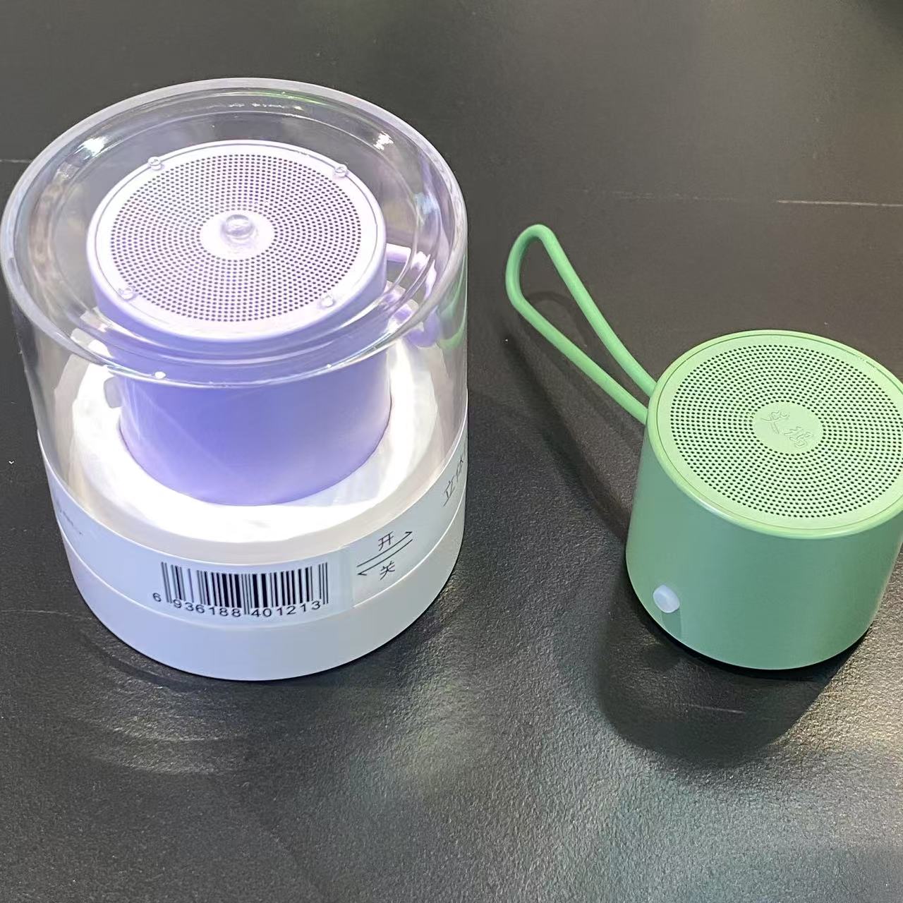 AIMA蓝牙小音响艾玛aima马卡龙紫绿清新配色高颜值大音腔升级音质自带手绳便携蓝牙音箱 detail image 8
