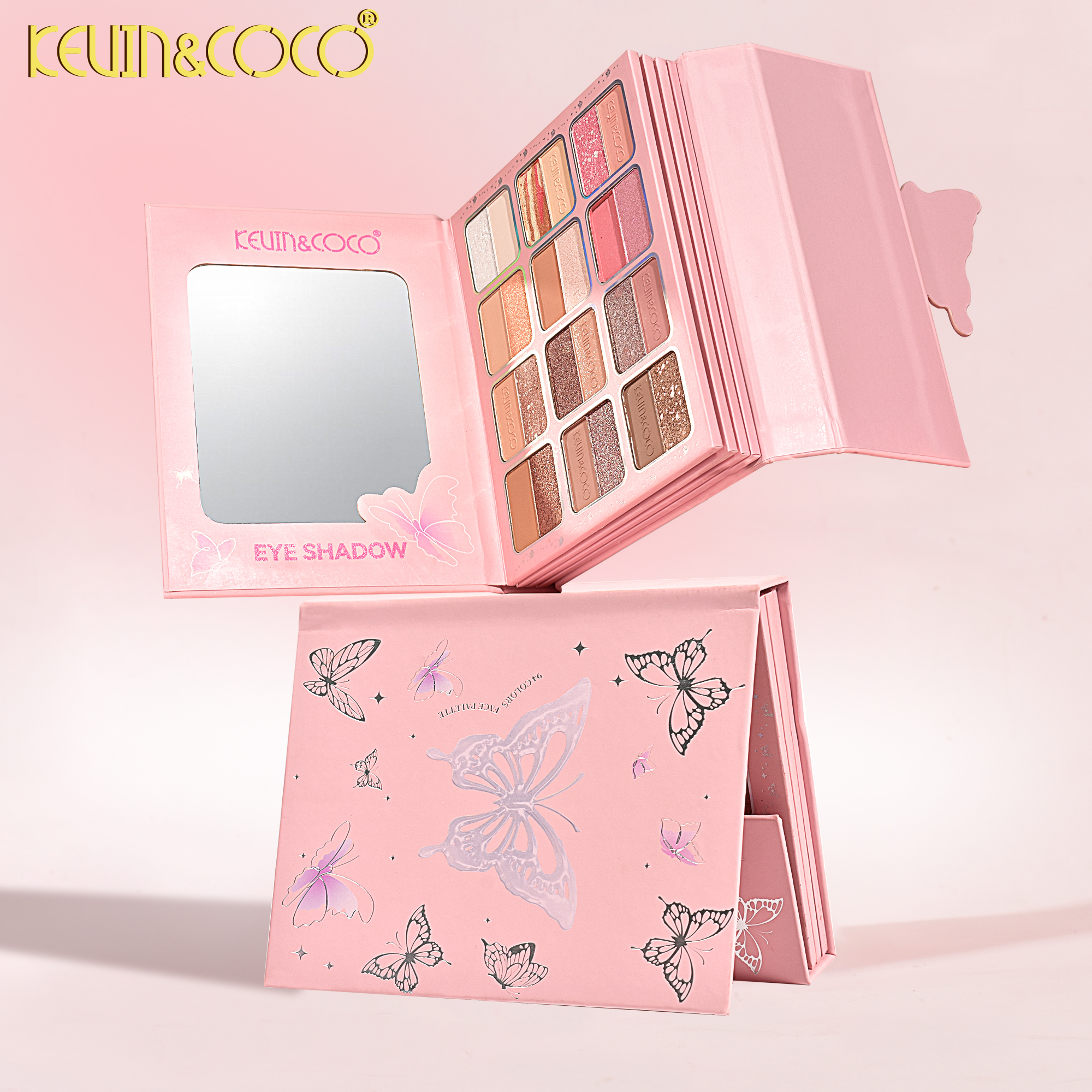 KEVIN&COCO's new flip book eyeshadow palette cosmetics, Makeup, eyeshadow palette makeup Application Scenario