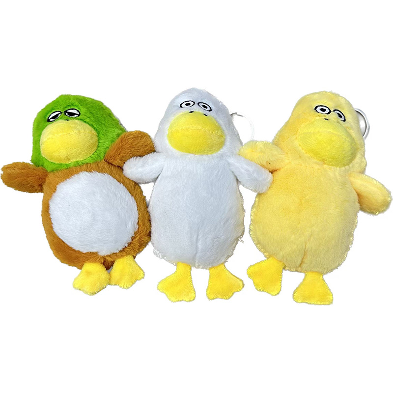 圣诞毛绒挂件/星星人/钥匙扣/布偶挂件/公仔挂件白底实物图