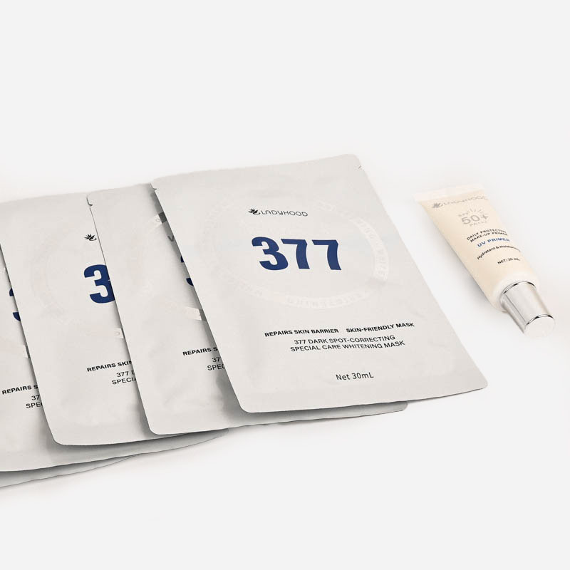 面部护理套装实物图