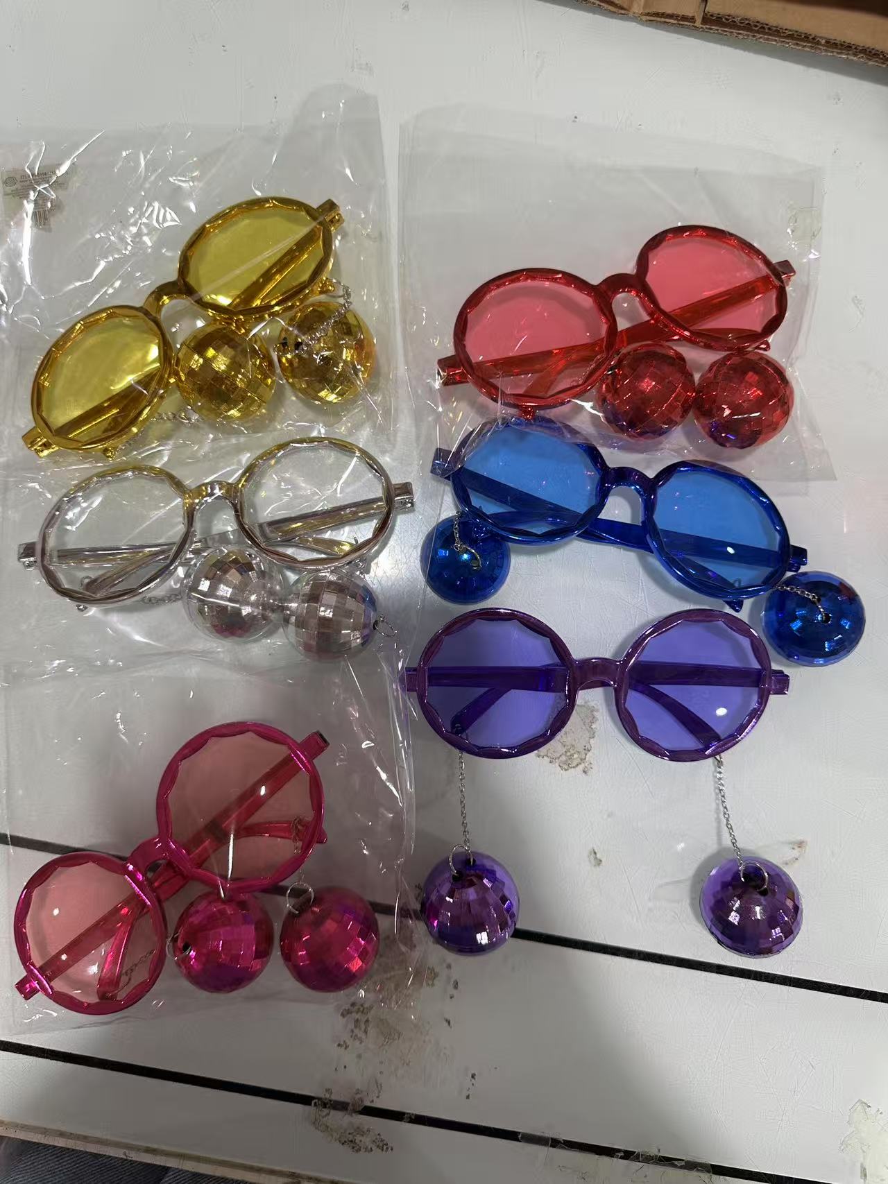 派对眼镜适合名种场合可以当挂件眼镜生日圣诞仙女棒夜光发光产品时尚配饰圣诞眼镜生日