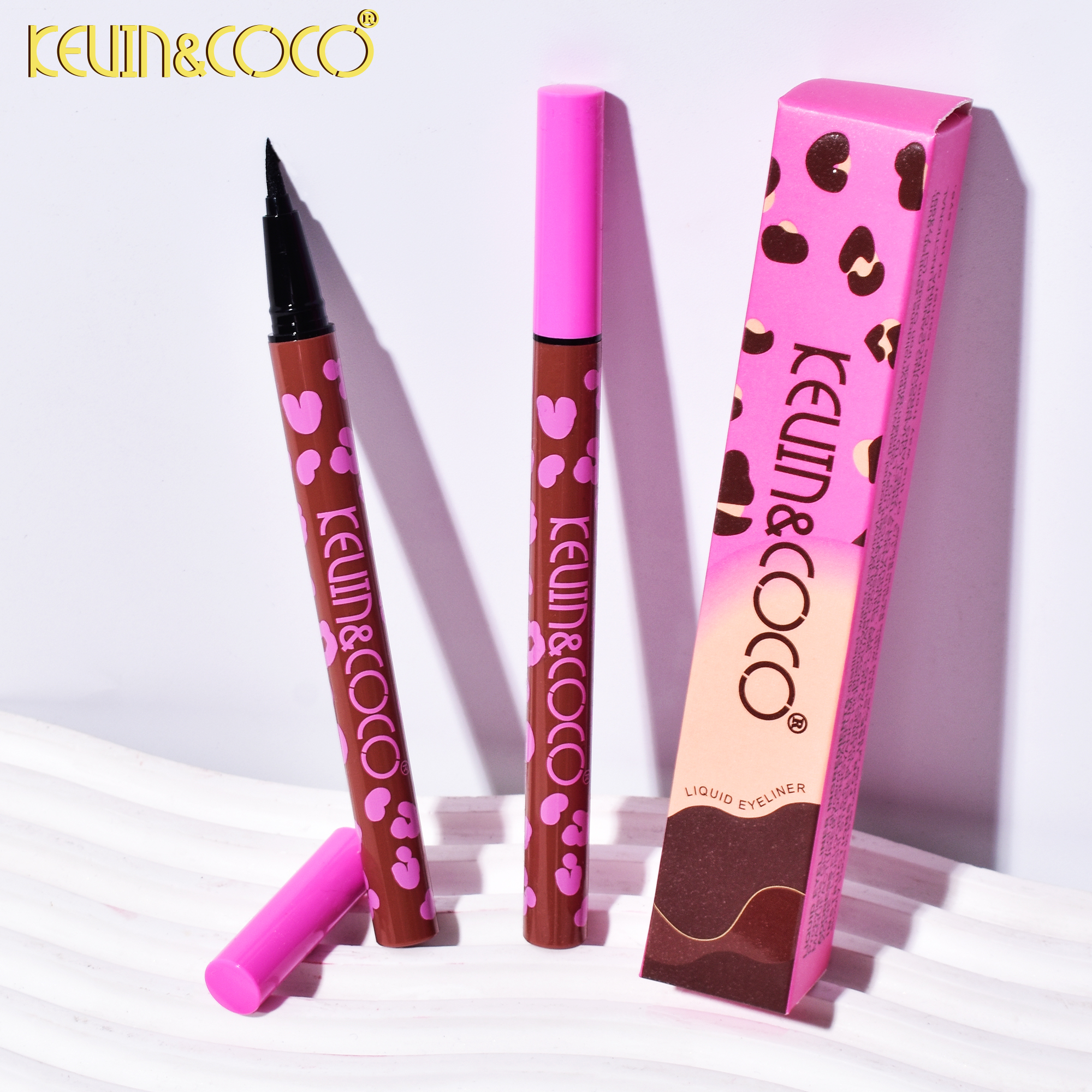 KEVIN&COCO's ultra-fine black eyeliner is long-lasting and does not smudge the natural eye makeup Eyeliner Specification image