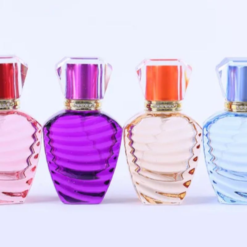 香水瓶玻璃空瓶子喷雾瓶分装瓶按压瓶精致家居摆设摆件粉色01