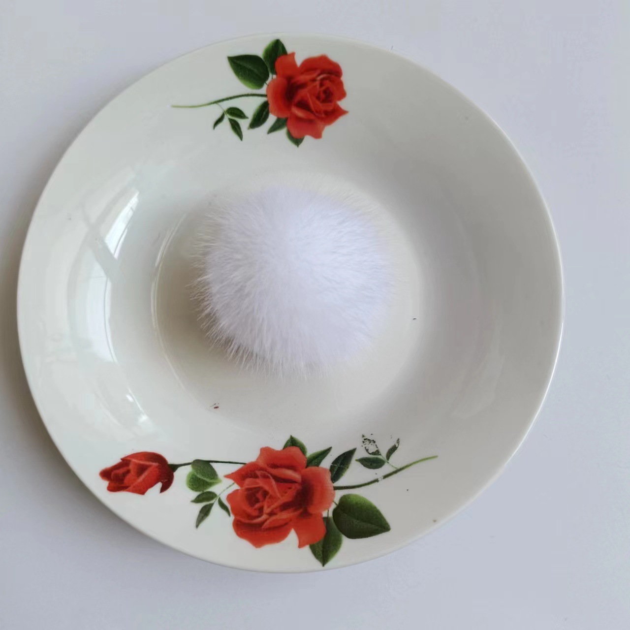 yongyi 毛球耳饰毛球人造毛diy饰品发饰小毛球装饰辅料水貂毛球