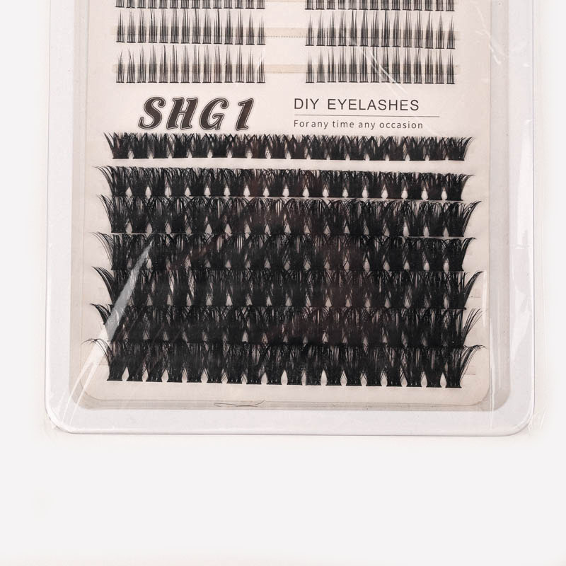 假睫毛/睫毛/美睫/免胶水假睫毛/免胶假睫毛粘性强白底实物图