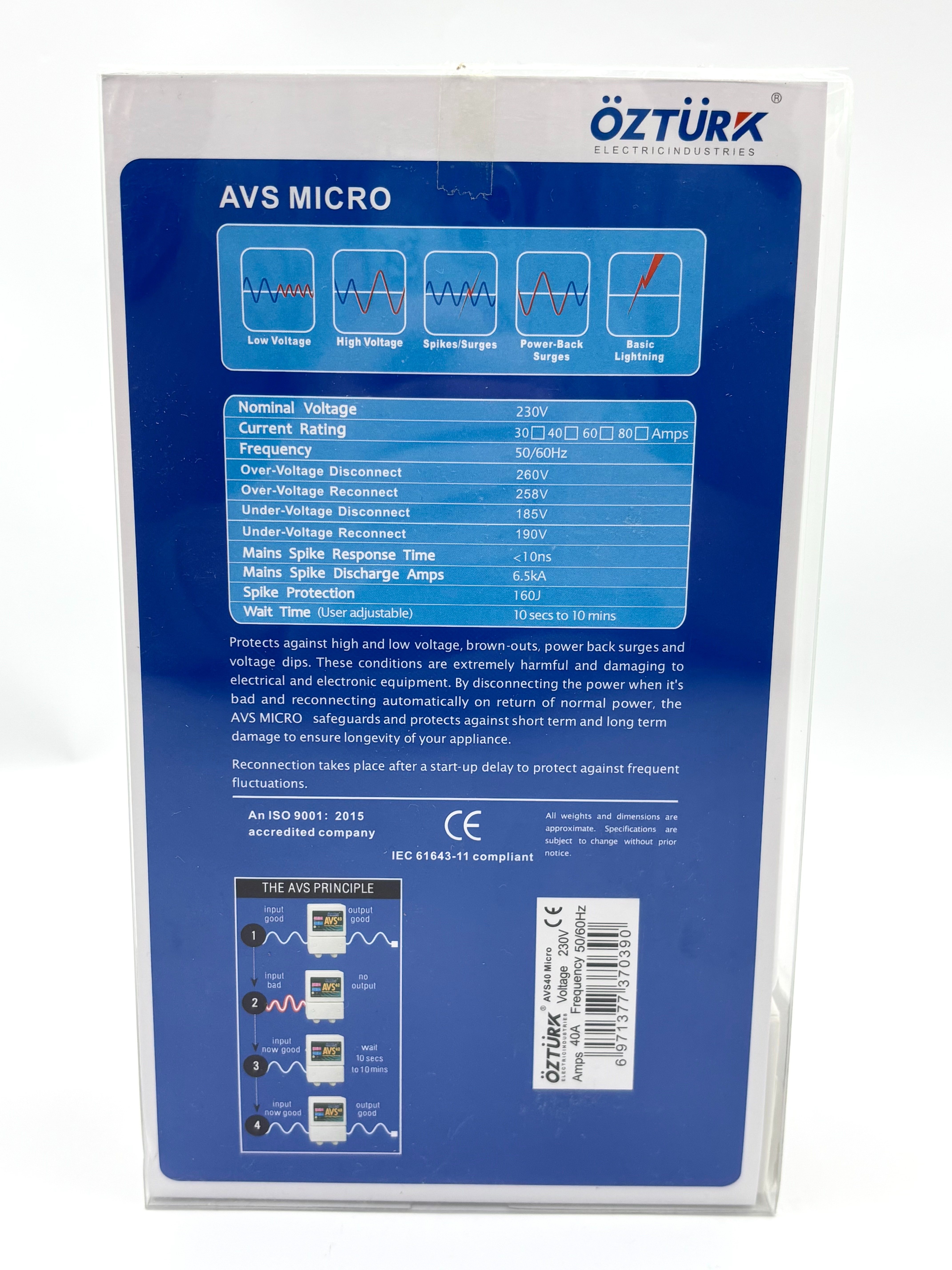 OZTURK automatic voltage protector Item Picture