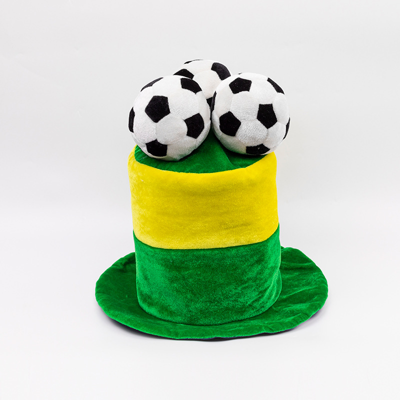 Chuangdong Flag 2026 World Cup Football Fan Velvet Hat, national Flag fan party hat, Cheering props, Carnival Hat Customization Specification image