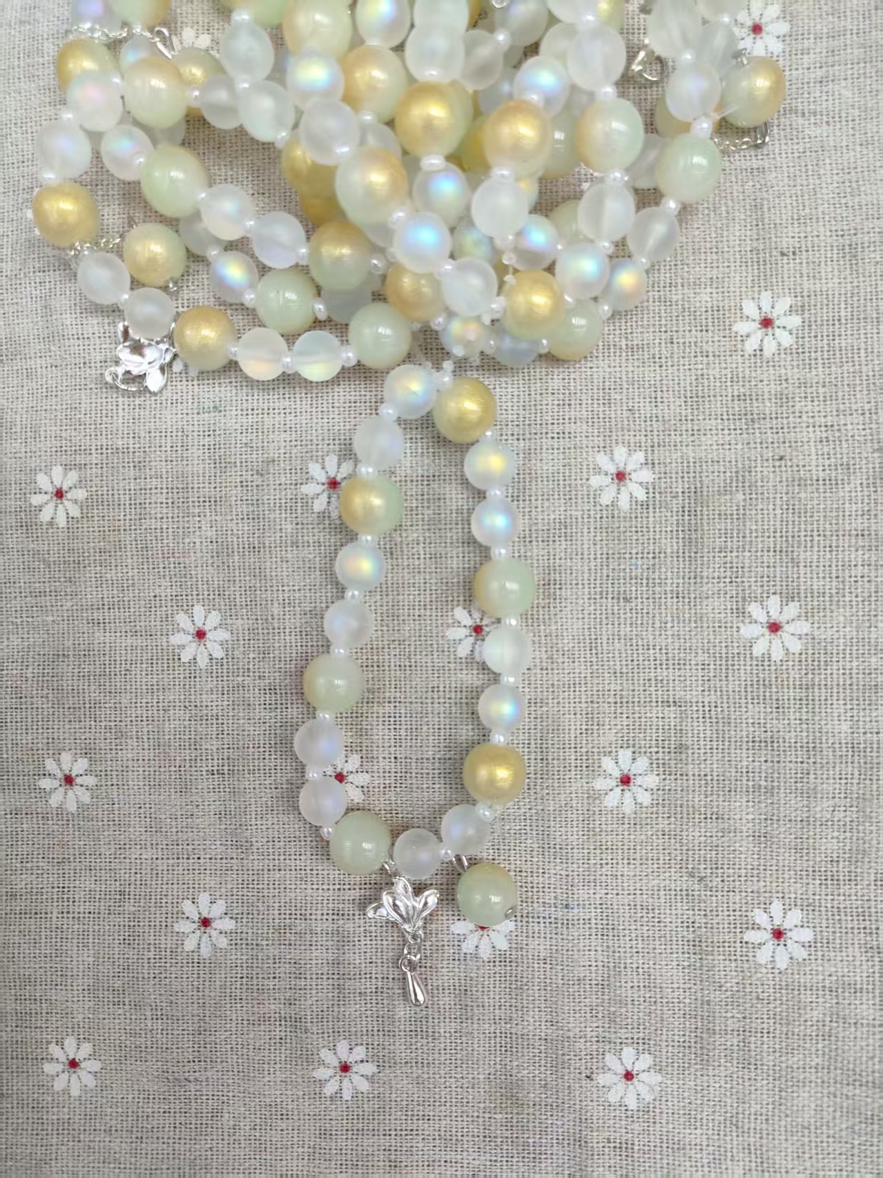 Wholesale of 108-bead anti-jade agate prayer beads, glass beads, multi-loop bracelets, hand-held prayer beads, and cultural and artistic jewelry