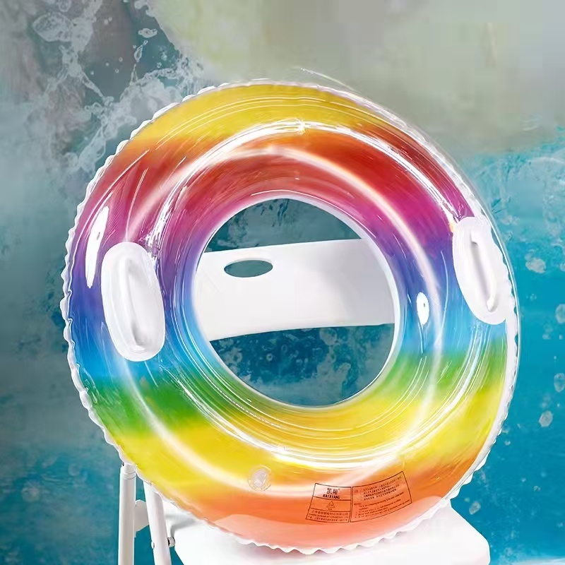 儿童卡通充气游泳圈夏季户外泳池安全防滑儿童游泳圈儿童游泳圈