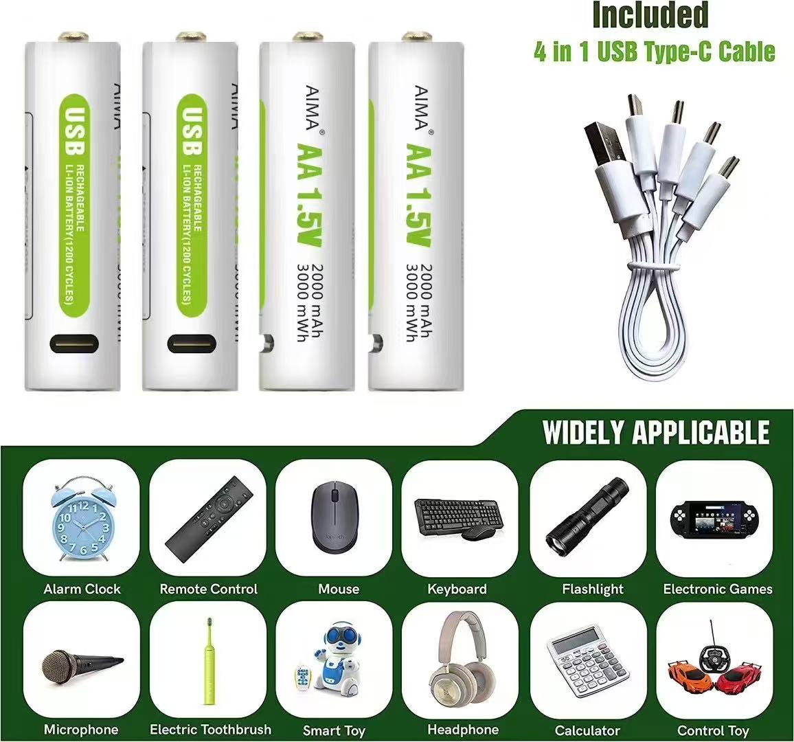 Aima Emma Aima Rechargeable Battery Emma Battery details Picture