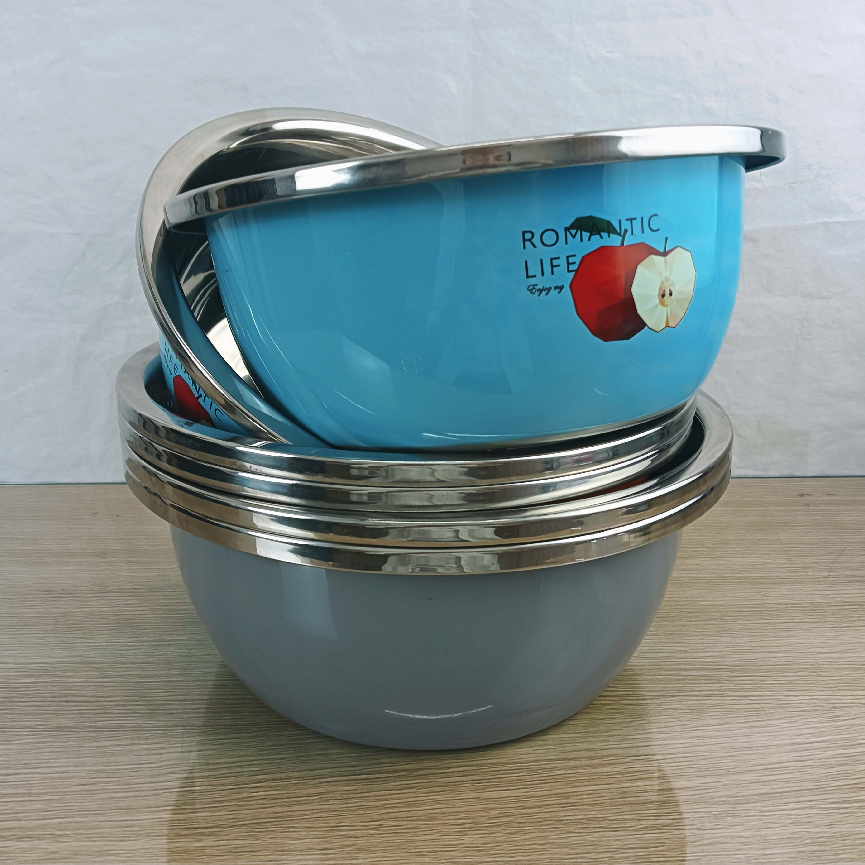 DF99483不锈钢盆子家用厨房大汤盆饭盆和面盆洗菜盆水果盆调料盆DF TRADINGHOUSE 产品图