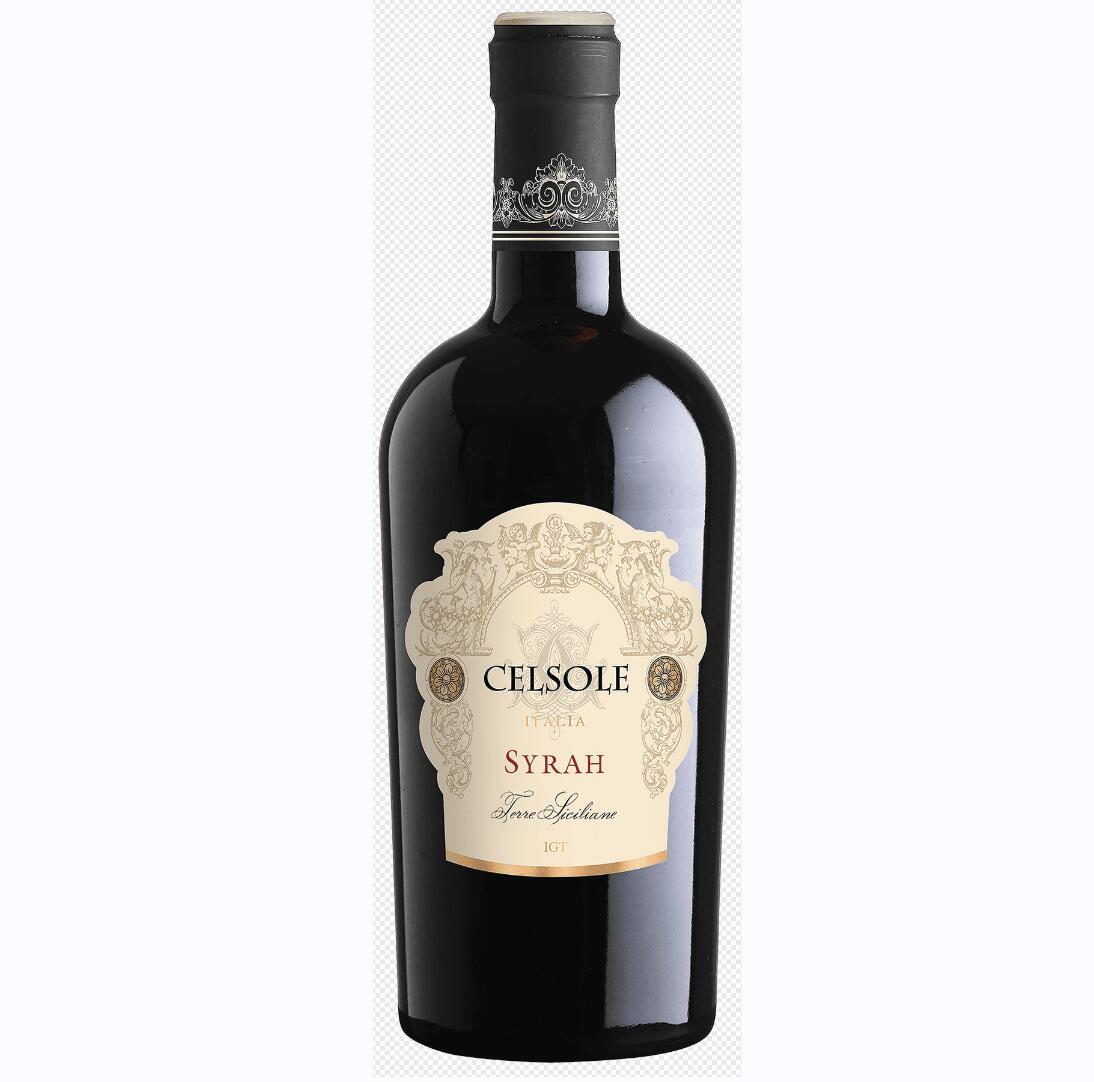 Free shipping! Shiraz Dry Red Wine from Corre Estate, Sicily, Italy, 750ml, 2020