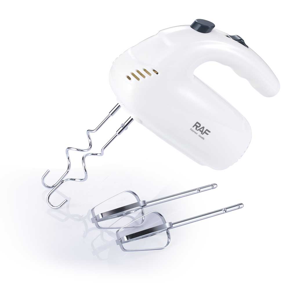 RAF European standard household electric handheld egg beater, mini mixer, egg beater for whipping cream and baking cakes Application Scenario