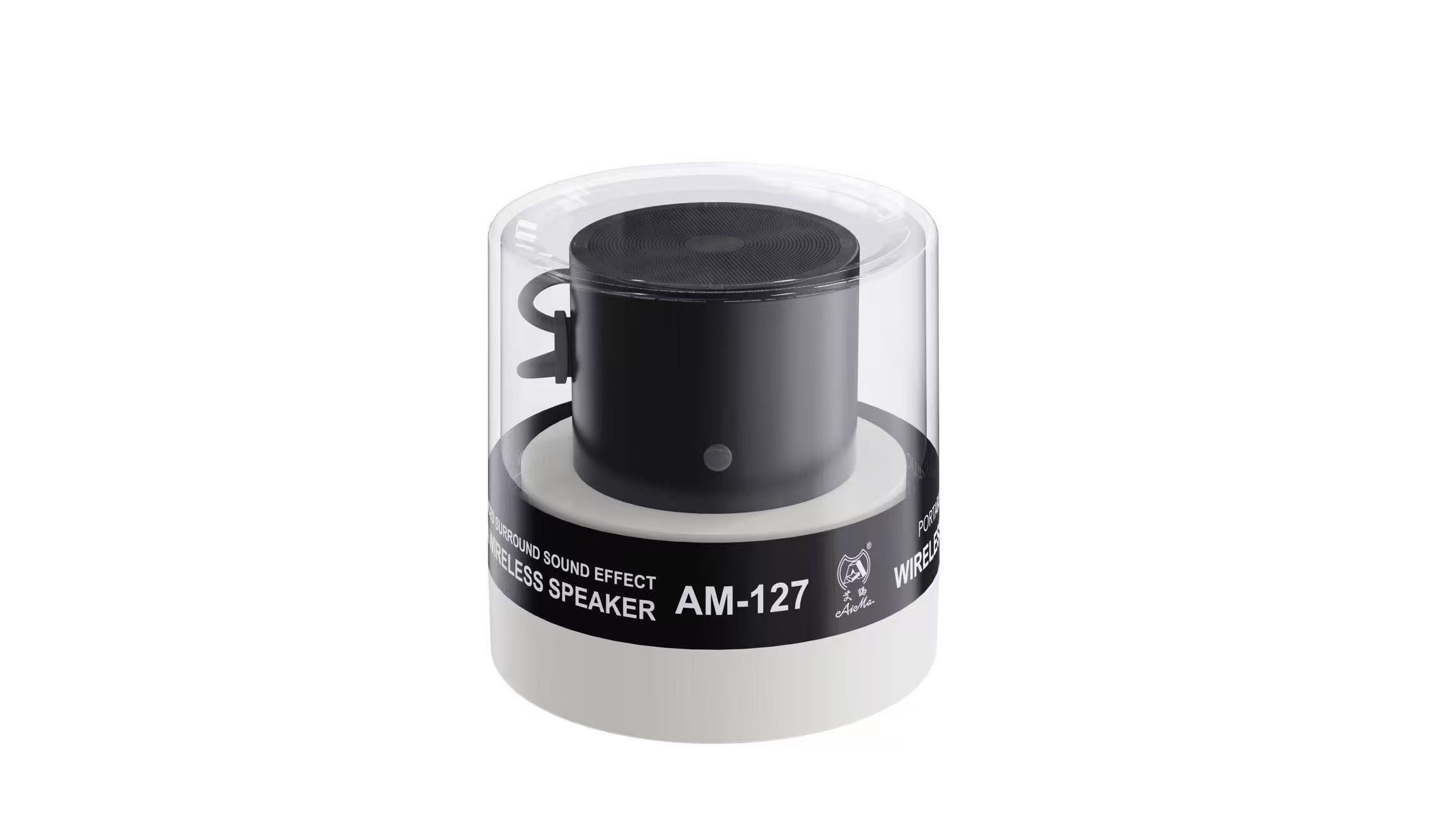 Aima Am-127 Bluetooth Mini Speaker, High Appearance Level, Macaron Morandi Color Series Lanyard, Portable, 2025 New Bestseller Bluetooth Speaker Specification drawing
