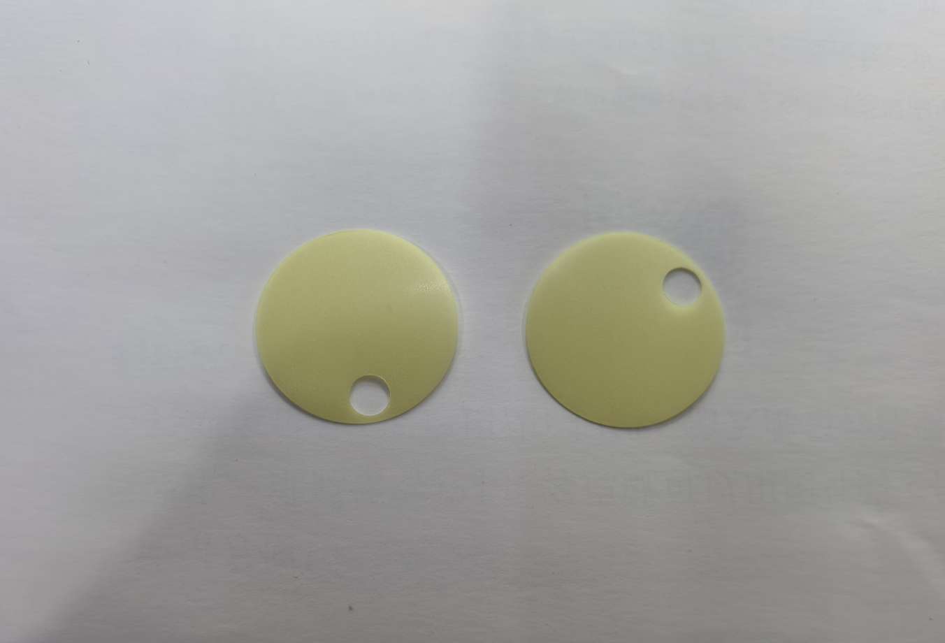 25mm edge large-hole matte color sequins, suitable for earrings, floral decorations, shoes, tassels, toys, bags, handicrafts and other series of accessories, pVC transparent, Jincan 153 detail image 6