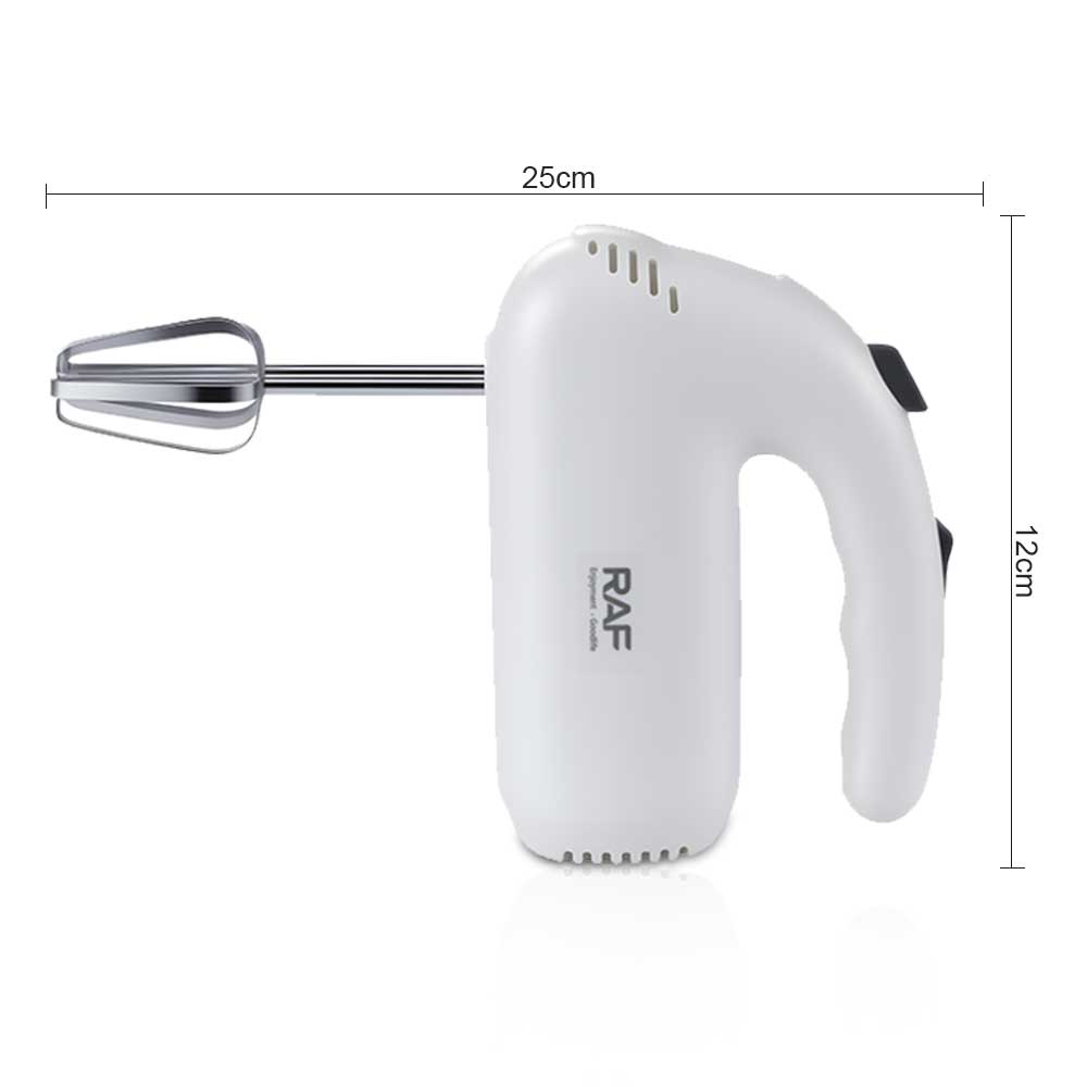 RAF European standard household electric handheld egg beater, mini mixer, egg beater for whipping cream and baking cakes Item Picture