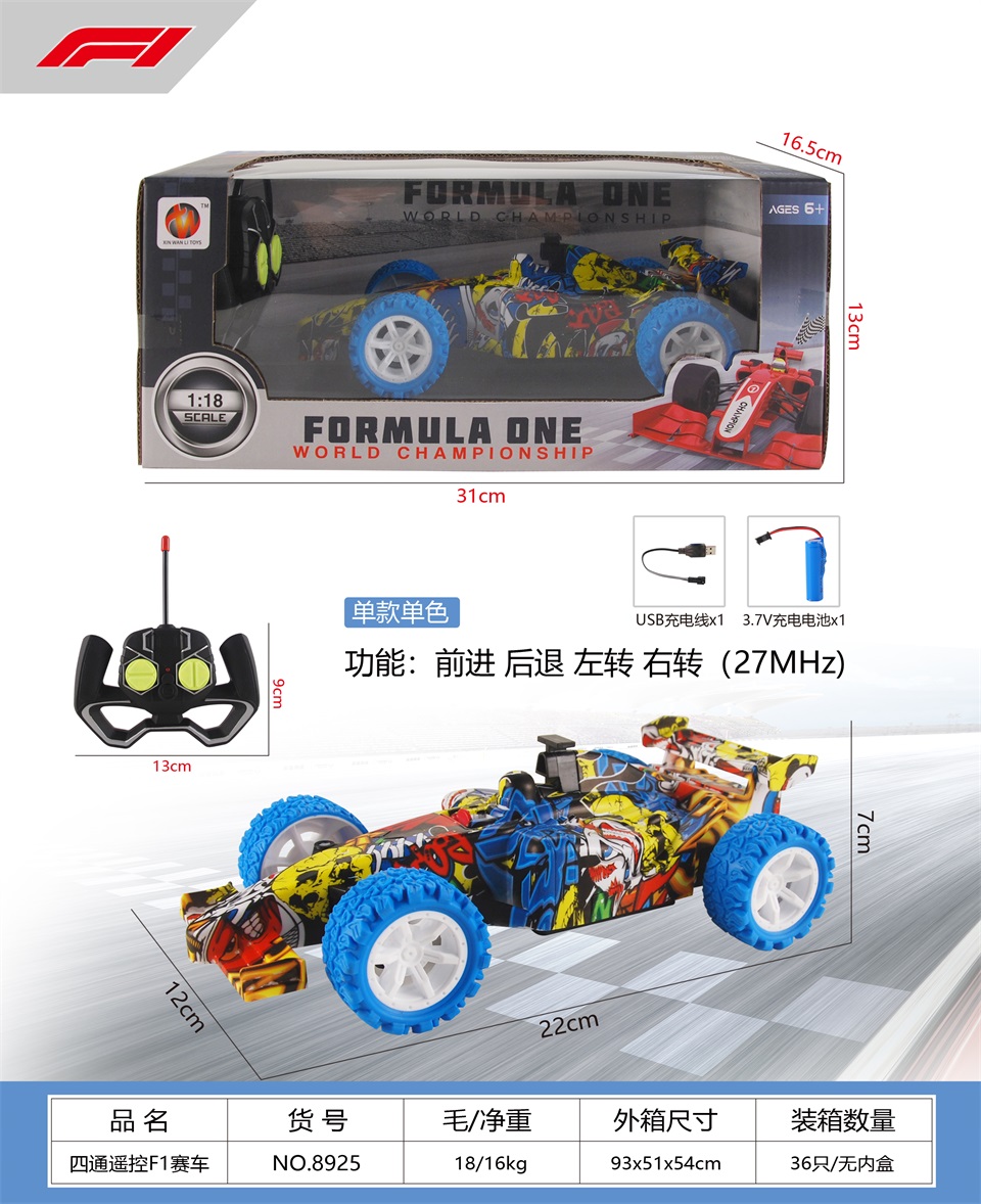 TJ96256 four-way remote control F1 racing car Application Scenario