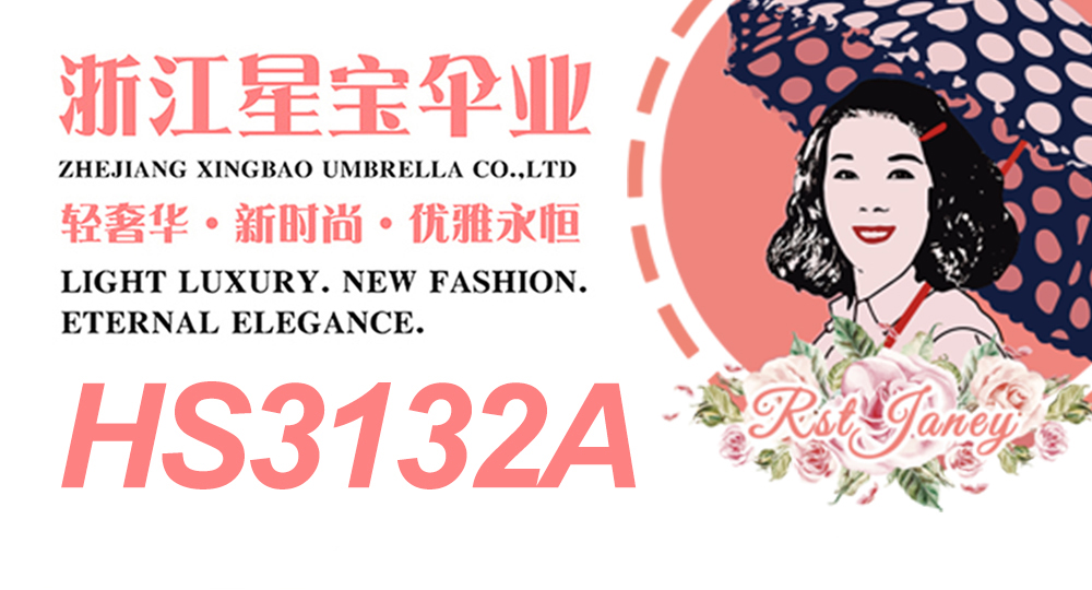 Xingbao Umbrella 3132A Small Floral three-fold Umbrella, semi-automatic opening and closing umbrella, Windproof Folding umbrella wholesale pic 1