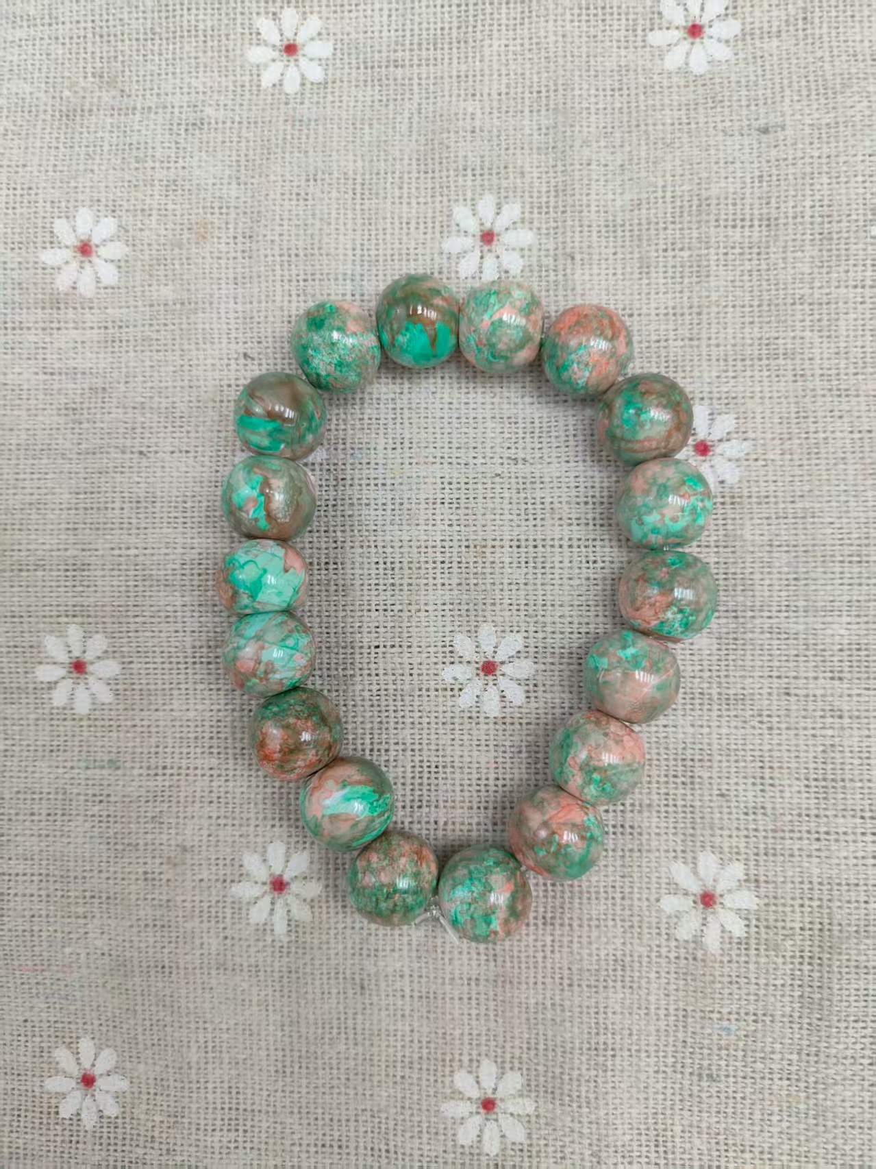 diy Emperor Stone loose beads jewelry accessories, color synthetic Emperor stone star and moon bead accessories, semi-finished round beads