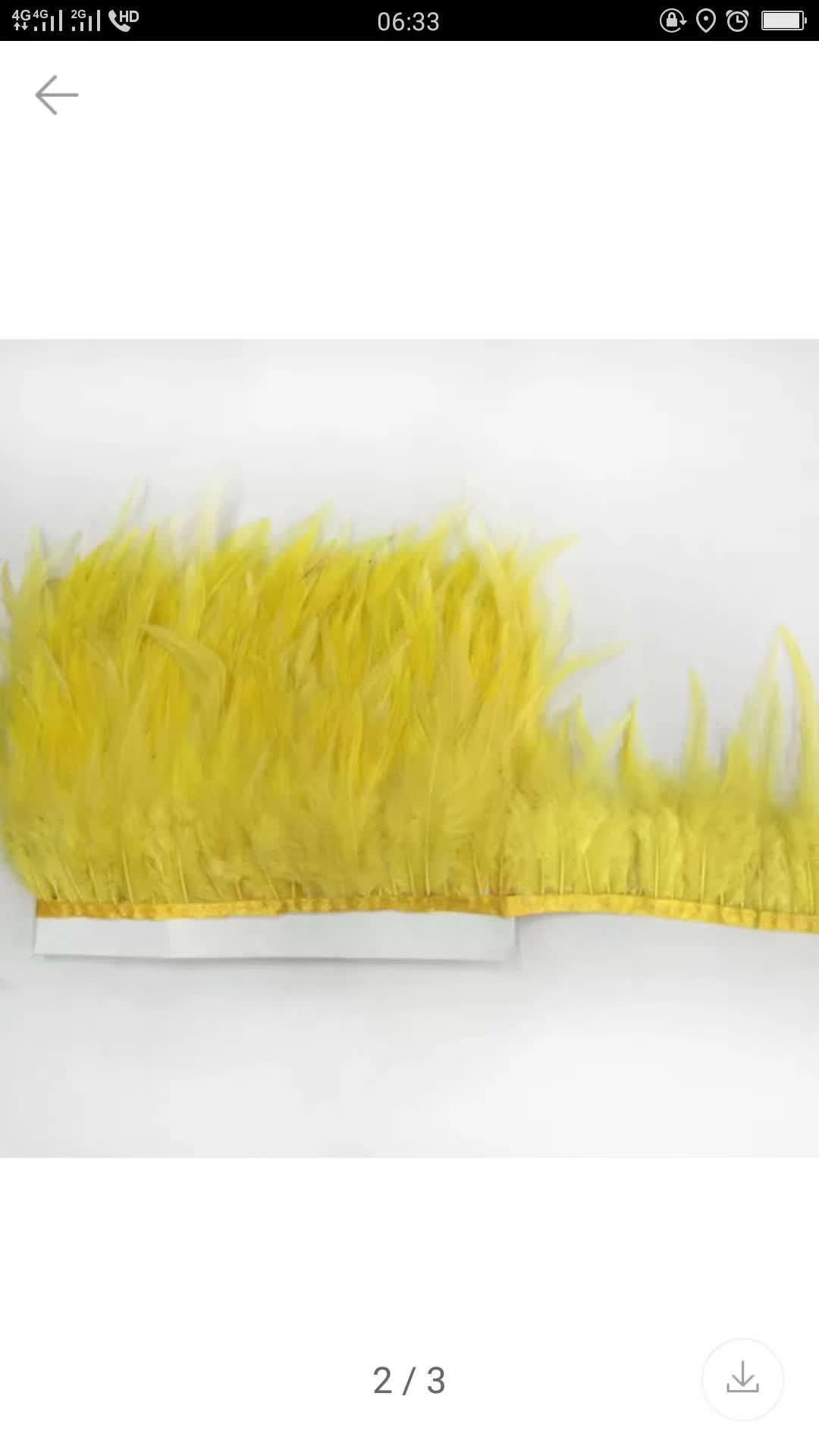 黄色金色羽毛DIY手工羽毛服装辅料饰品配件材料