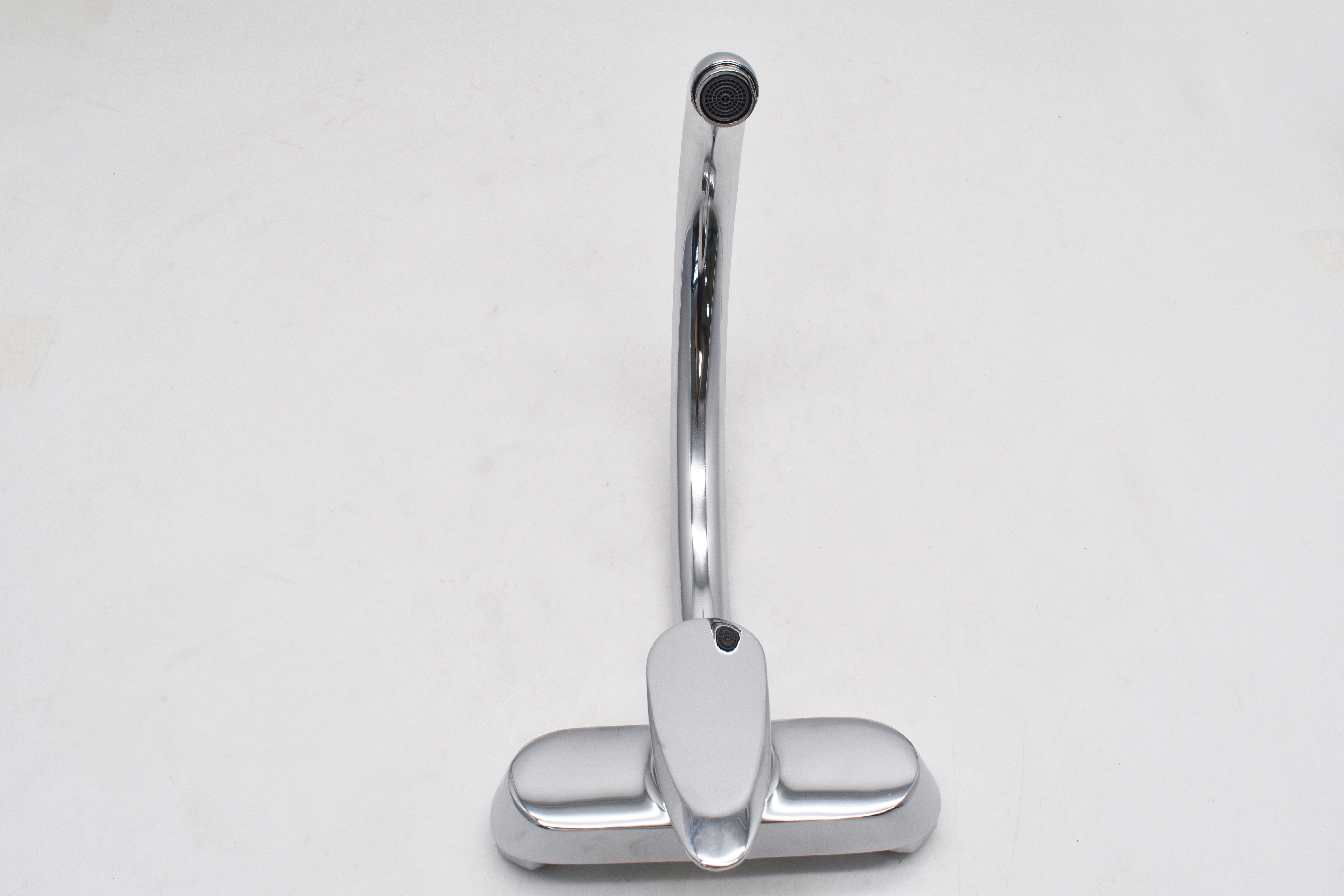 入墙式冷热双水二合一水龙头洗菜盆壁式可旋转厨房单把侧进水龙头