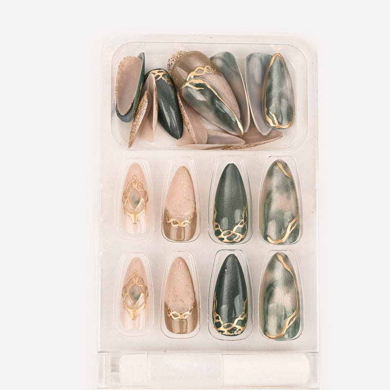 穿戴甲/美甲贴/手工穿戴甲/美甲uv凝胶/美甲带灯产品图