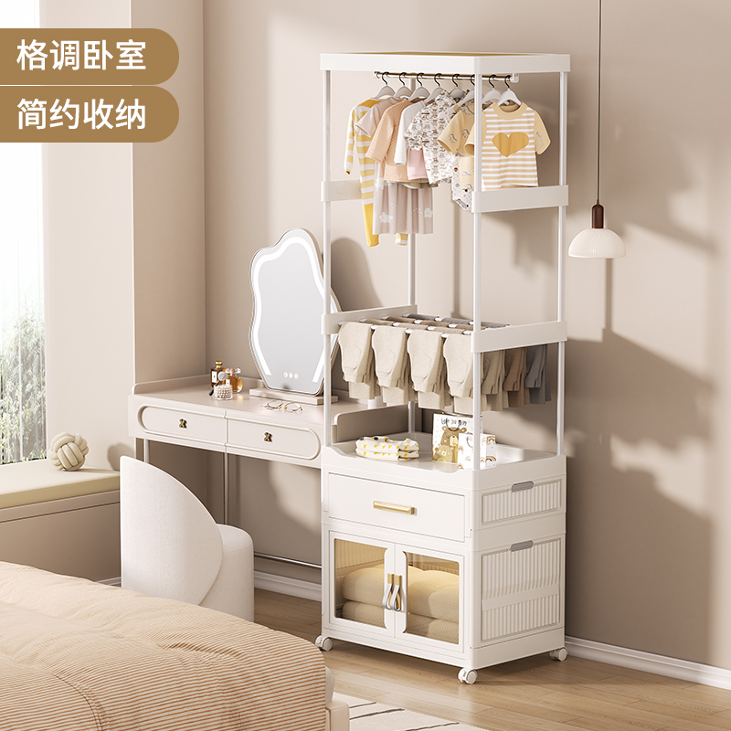 收纳柜/收纳柜塑料/折叠收纳柜/折叠柜/美甲桌四斗柜细节图