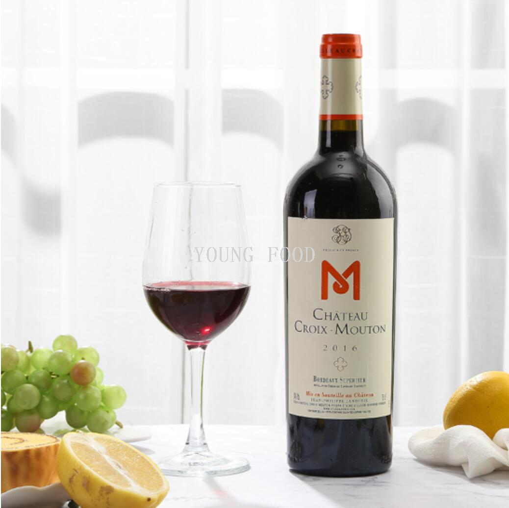 Free shipping! Chateau Mouton Cross Dry Red Wine from Bordeaux, France, 750ml, 14.5%vol details Picture