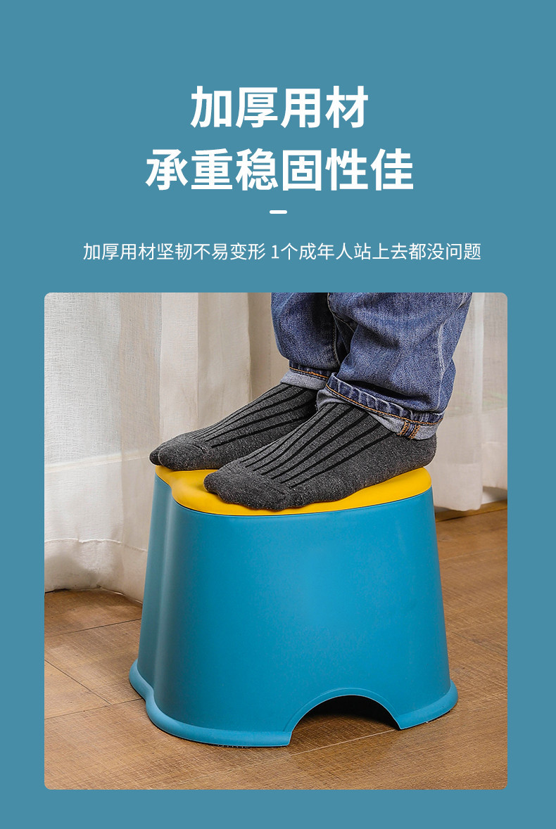G13-Y7055卡通可爱儿童小凳子客厅塑料小板凳浴室洗澡凳子矮椅子详情图7