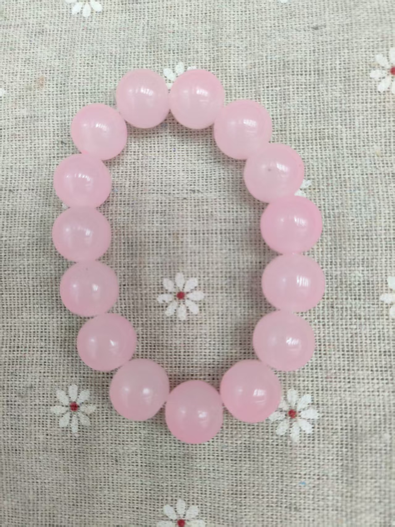 Pink glass butterfly pendant bracelets, girls' gifts, wholesale of night market stall accessories