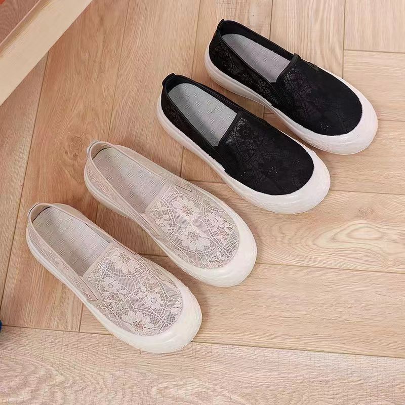 Casual shoes for women 2024 New style Fisherman shoes for women, breathable mesh shoes for women, shallow opening shoes for women, foreign trade consignment shoes for women details Picture