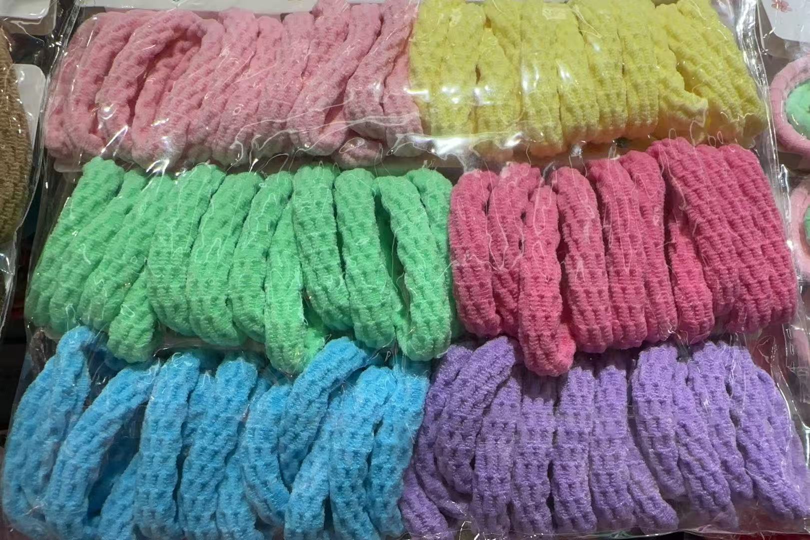 Korean-style women's hair ties, children's hair ties, hair accessories, rubber bands, headwear accessories, multi-color, trendy, simple and versatile Specification image