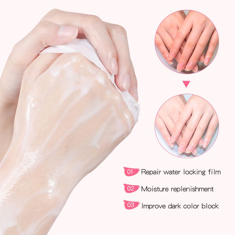 Cross-border wholesale of SADOER whitening, skin rejuvenation, Nourishing cat paw Hand Mask, Moisturizing and hydrating skin rejuvenation gloves Item Picture