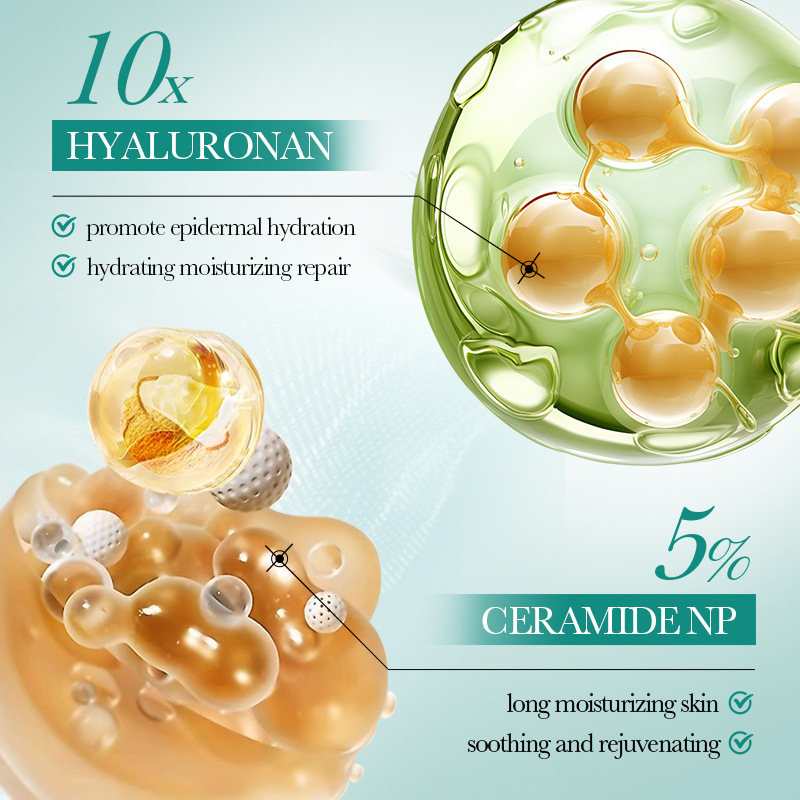 Full English BIOAOUA Boquanya Hyaluronic Acid Moisturizing, Repairing and Firming Skin Care Gift Set Cross-border wholesale details Picture