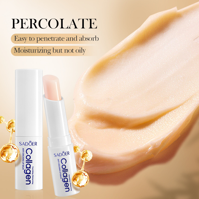 SADOER Bone Collagen anti-Cracking Lip Balm, autumn and winter moisturizing lip balm, cross-border export wholesale Application Scenario