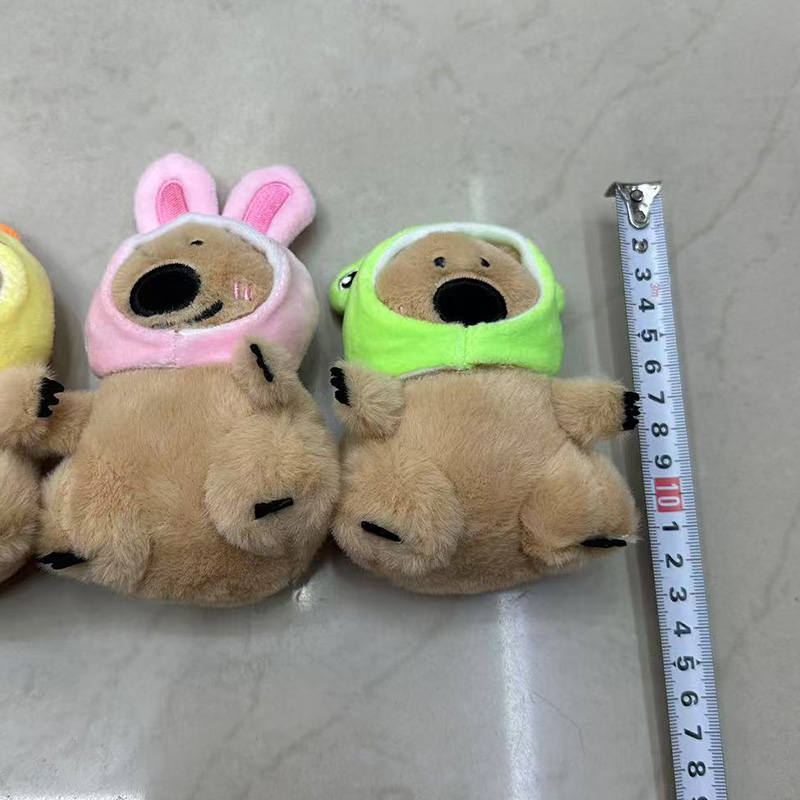 Plush Toys, Hat-Wearing Bears, Persimmon Bears, Cultural And Creative Souvenirs, Anthropomorphic Creative Dolls, Cartoon Peripheral Pendants, Plush Toy Pendants, Keychains, Cloth Puppet Pendants, Cute Decorative Gifts, Claw Machine Factory Direct Sales Application Scenario