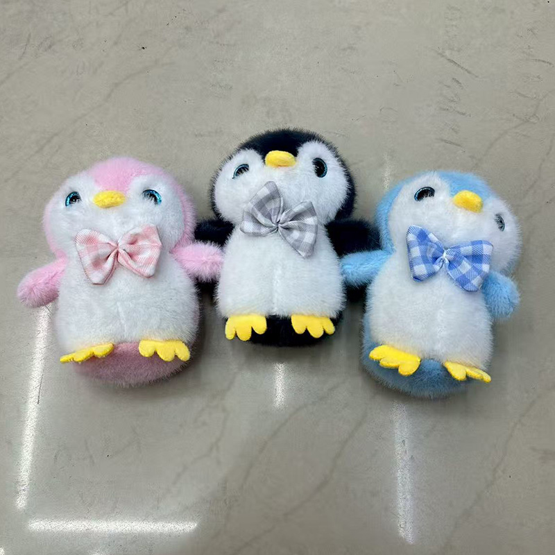 Bow Tie, Penguin Plush Toys, Souvenirs, Animal Cultural And Creative Dolls, Cartoon Peripheral Pendants, Plush Toy Pendants, Keychains, Cloth Doll Pendants, Cute Decorative Gifts, Claw Machine Factory Direct Sales details Picture