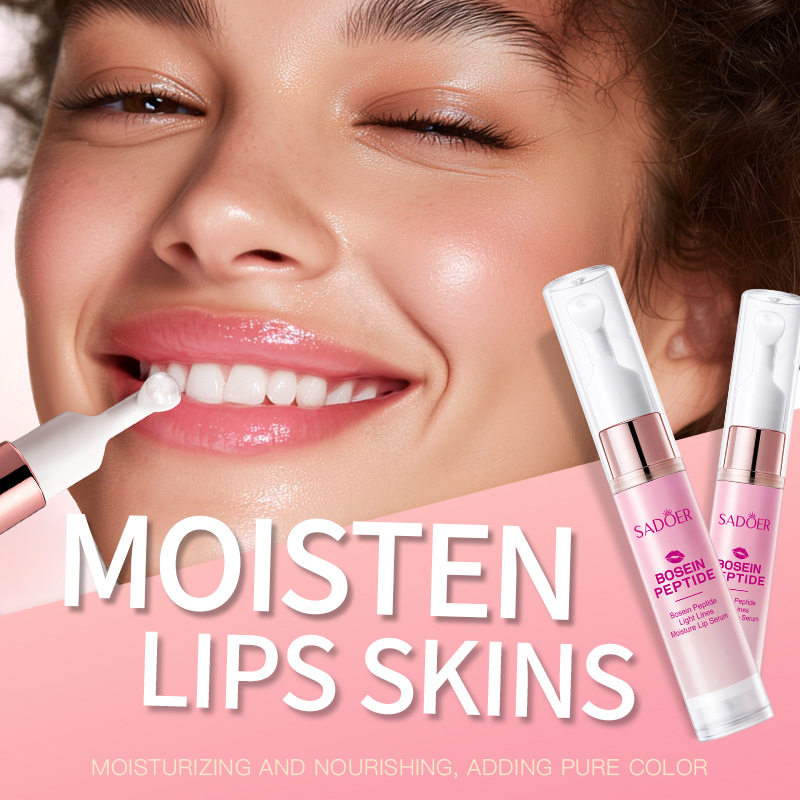 Full English SADOER Polypeptide Anti-Wrinkle and Moisturizing Lip Essence and Lip Balm cross-border export wholesale Application Scenario