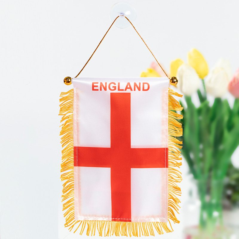 The Chuangdong flag, the national flag of the fans of the World Cup in the United States, Canada and Mexico, the Siding flag, the car rearview mirror suction cup pendant, the tassel mini small flag pic 19