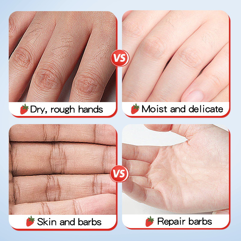 Cross-border export wholesale of SADOER Strawberry Vitamin e Hydrating Nourishing Hand Cream and Moisturizing Hand Cream Application Scenario