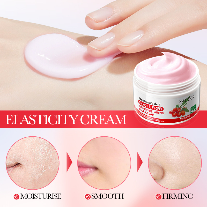 SADOER Goji Berry Anti-Wrinkle Firming Repair Cream and Delicate Skin Cream Cross-border export wholesale Application Scenario