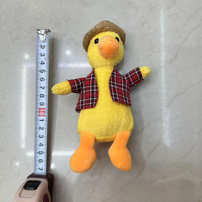 Dressed And Hat-Wearing Ducks, Anthropomorphic Plush Toys, Animal Creative Dolls, Cartoon Accessories, Plush Figurines, Keychains, Cloth Dolls, Cute Decorative Gifts, Claw Machine Factory Direct Sales Specification drawing