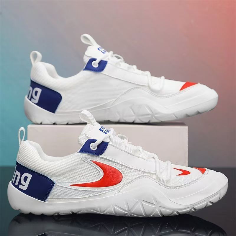 Cross-border men's shoes 2025 new style mesh fabric breathable lazy shoes, low-top thin casual shoes, light sports shoes full figure