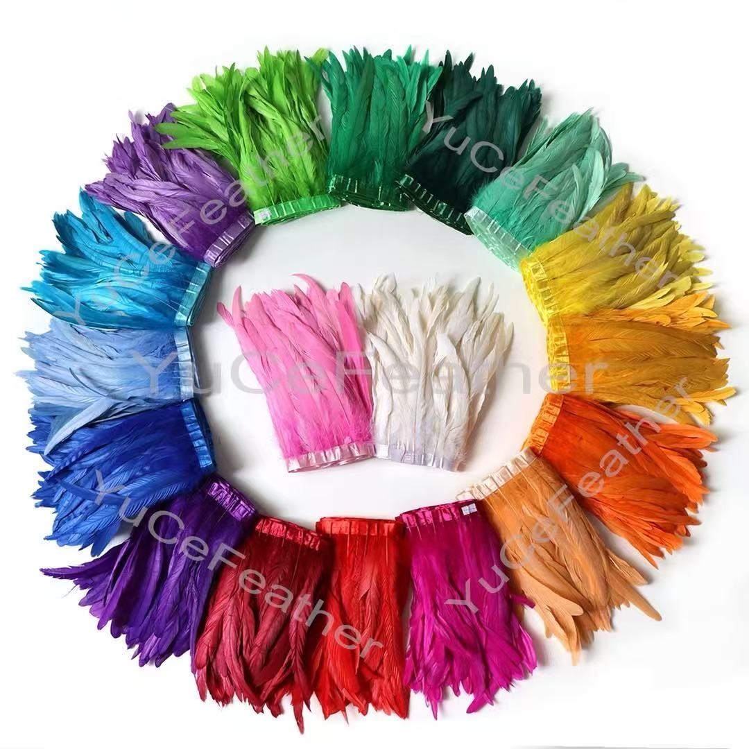 钰册工艺品 厂家现货舞台演出羽毛婚庆DIY装饰羽毛批发精品款39钰册工艺品样品