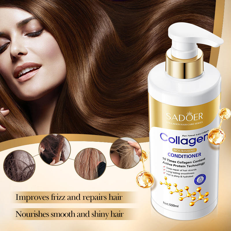 SADOER Bone Collagen Nourishing and Smoothing Hair Conditioner for Hair Care Cross-border export wholesale Specification drawing