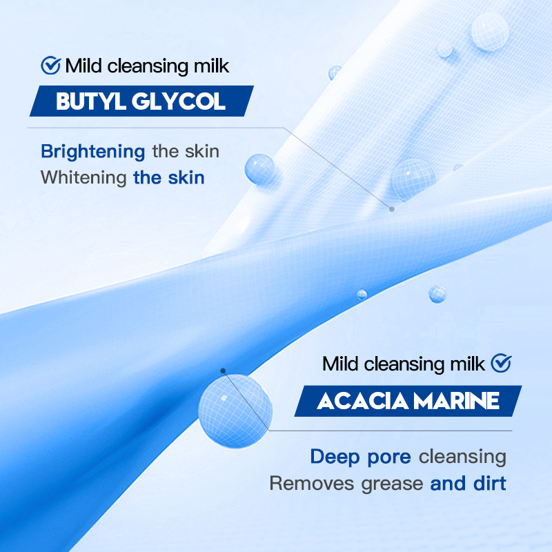All-english SADOER amino acid gentle Facial Cleanser for cleansing the face. Cross-border export wholesale of clean facial cleansers Application Scenario