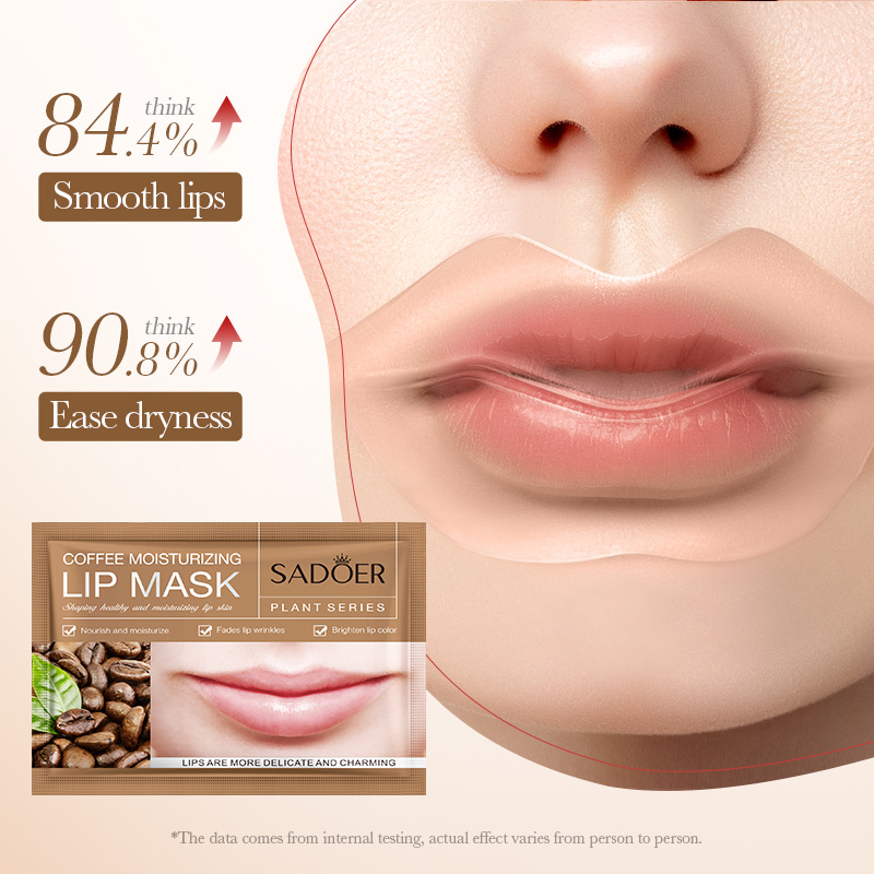 SADOER Coffee Moisturizing and Nourishing Lip Mask for dry autumn and winter cross-border export wholesale Item Picture
