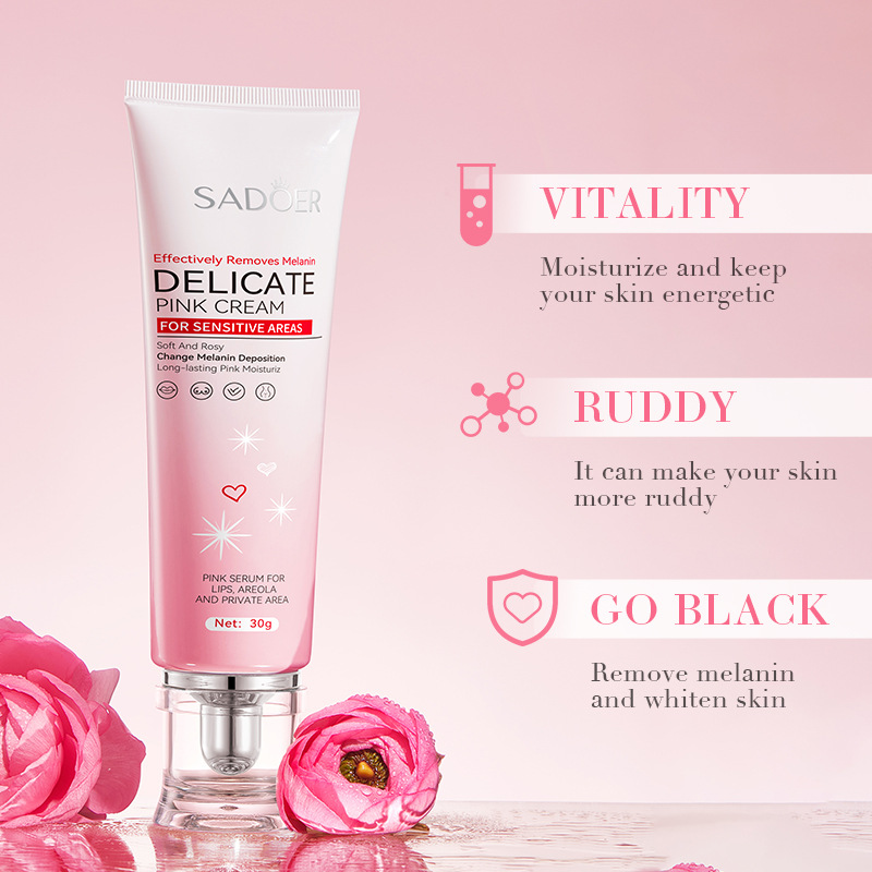 SADOER Moisturizing Pink Cream for Lips and areola, a gel-like body lotion for cross-border export wholesale Application Scenario