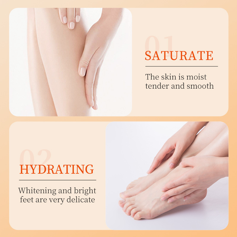 Cross-border wholesale of SADOER vitamin C whitening and Nourishing foot Mask for moisturizing, hydrating and reducing foot wrinkles Item Picture